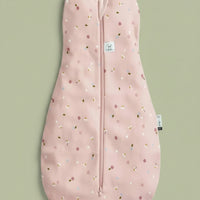 Ergopouch - Organic All Year Cocoon Swaddle Bag -Pink Daisies -1 Tog Sleeping Bag ErgoPouch - Australia 