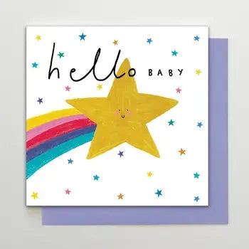 Cards & Message Cards & Gift Wrap Little Mouse Baby Clothing & Gifts Hello Baby Star 