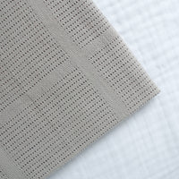 Bright Bots Cellular Blankets 100% Cotton Grey - 90cm x 75cm Muslin Muslinz 