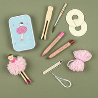 Make Your Own Pom Pom Ballerina Gift Kit Sibling Gifts Cotton Twist 