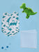 Dinosaur Discovery Gift Box - Incubator Vest, Toy & Muslin Gift Set Little Mouse Baby Clothing & Gifts 