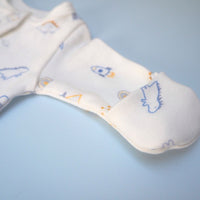 2 Pack Zipped Sleepsuits - Dinosaurs in Space