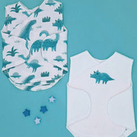 2 Pack NICU Vests, Organic Cotton, Dino Discovery Bodysuit / Vest Little Dreamer 