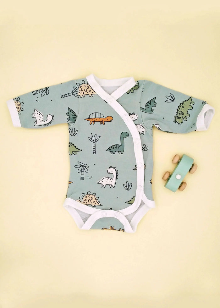 Bodysuit, Dino Buddies,  Teal