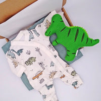 Dinosaur Buddies Gift Box -Sleepsuit, Toy, Muslin & Card Gift Set Tiny & Small 