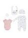Organic 5 Piece Layette Set 