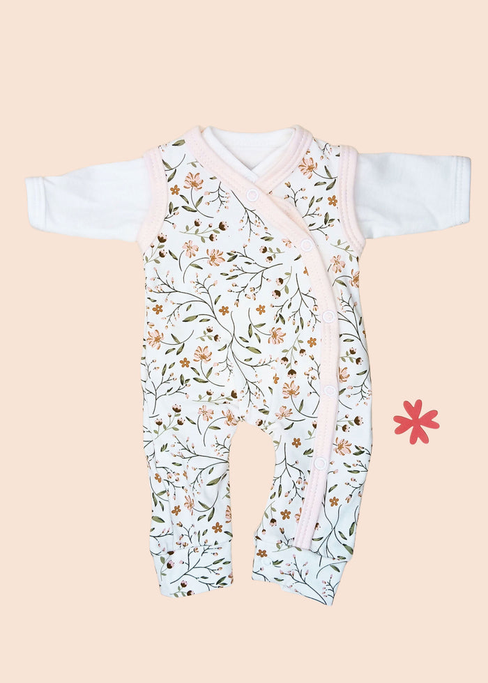 Dungaree & Top Set, Blossom
