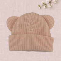 Cotton Knitted Tiny Baby Bear Hat - Multiple colours