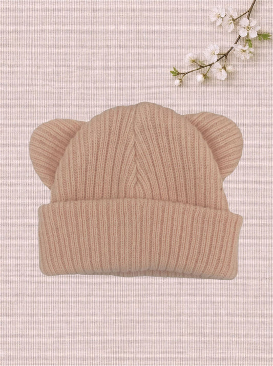 100% Cotton Knitted Tiny Baby Bear Hat - Multiple colours