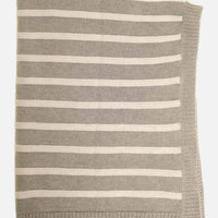 Ziggle Baby - Grey and White Stripes Blanket Blanket Ziggle Baby 