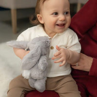 Grey Bunny Plush Toy Ziggle Baby