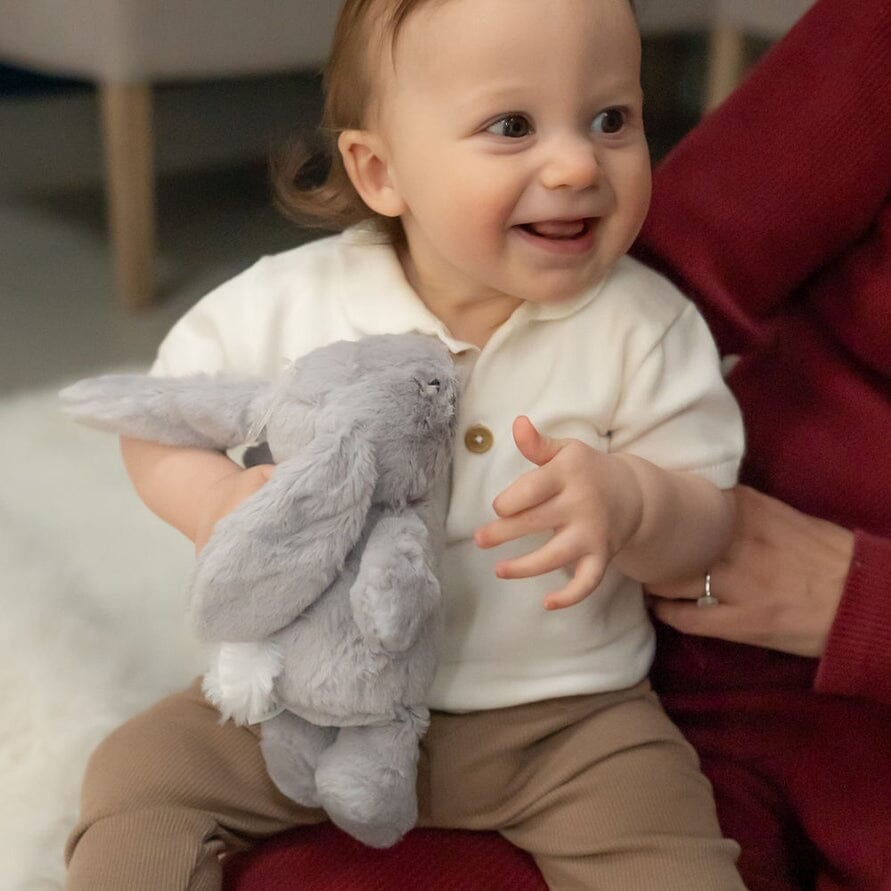 Grey Bunny Plush Toy Ziggle Baby