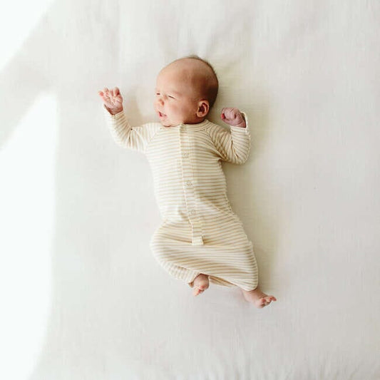 Baby Sleeping Bag / Gown - Dune Stripe Sleeping Bag Goumikids 