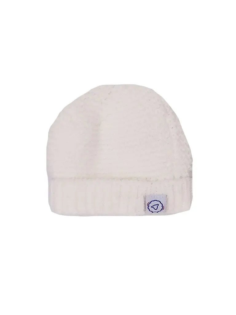 Knitted Baby Hat - Ecru Hat La Manufacture de Layette 
