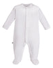 Early Baby Footed Sleepsuit - White - Sleepsuit / Babygrow - EEVI