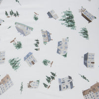Muslin Swaddle Blanket, Organic - Home Print Swaddle Blanket Banks-Lyon Botanical 