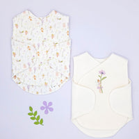 NICU Vest 2 Pack, Fairy Garden, Organic Cotton Little Dreamer