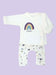Organic Cotton Premature Baby Wrap Top & Trouser Set - Acorn Wood Top & Trousers Tiny & Small 
