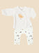 WORK IN PROGRESS! Organic Cotton Premature Baby Wrap Top, Trouser Set & Socks- Farmtime Top & Trousers Tiny & Small 