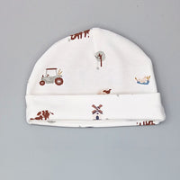Preemie Round Hat, Farmtime Hat Tiny & Small 