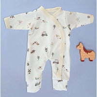 Prem Baby Sleepsuit, Farmtime Sleepsuit / Babygrow Tiny & Small 