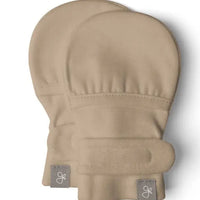 Goumi Stay-On Scratch Mittens, Sandstone Scratch Mitts Goumikids 