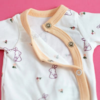 Prem Baby Sleepsuit, Flower Bunny Sleepsuit / Babygrow Tiny & Small 