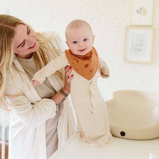 Baby Sleeping Bag / Gown - Dune Stripe Sleeping Bag Goumikids 