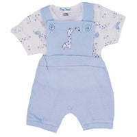 Giraffe Dungarees Set Dungaree Tiny Chick 