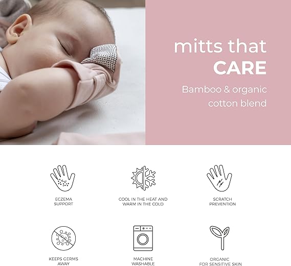 New baby mittens that don't fall off