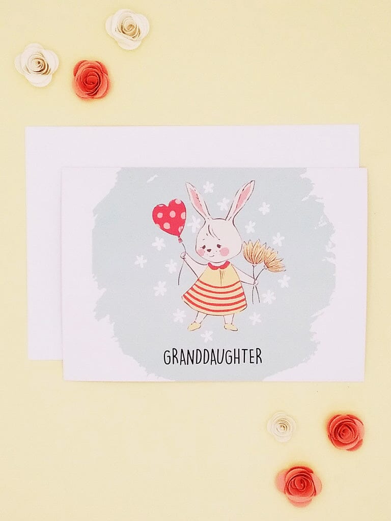 Granddaughter - New Baby Card - New baby card - Little Mouse Baby Clothing & Gifts
