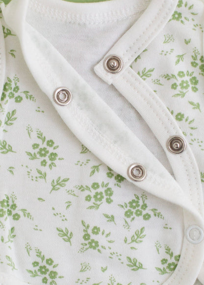 Incubator Vest & Knotted Hat Set, Apple Floral Incubator Vest & Hat Set Tiny & Small 