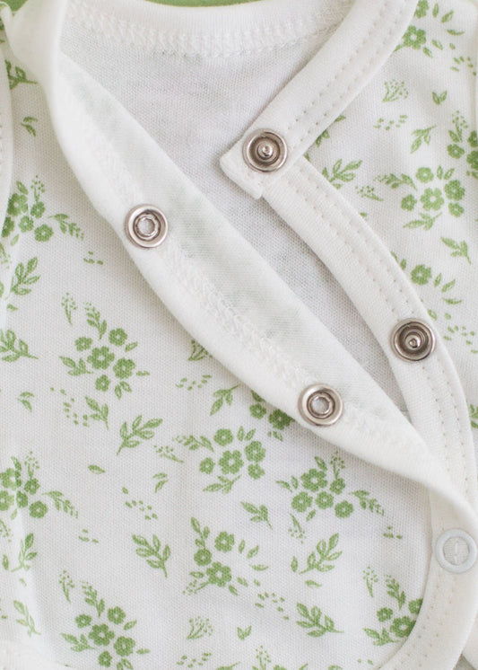 Incubator Vest & Knotted Hat Set, Apple Floral