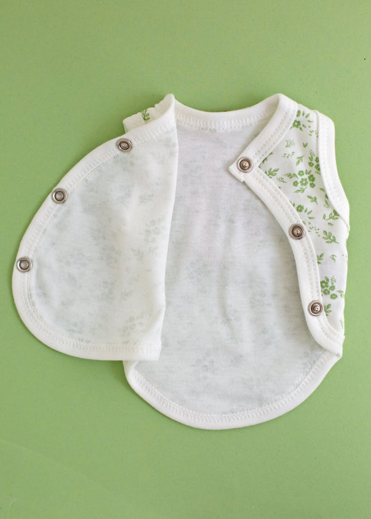 Incubator Vest & Knotted Hat Set, Apple Floral