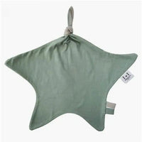 Moss Green & Grey Star Shaped Comforter: GOTS Comforter Summerville 
