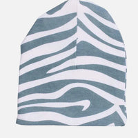 Organic Premature Baby Hat - Teal Animal Print Hat Summerville 