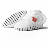 Newborn Stay-on Baby Boots, Grey Stripe Booties Goumikids 
