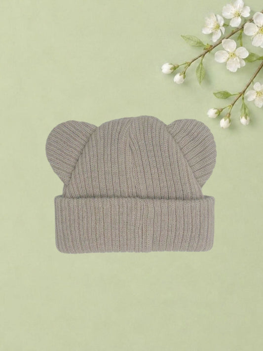 100% Cotton Knitted Tiny Baby Bear Hat - Multiple colours