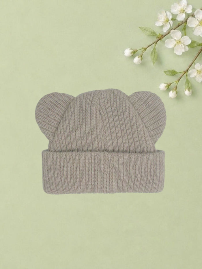 100% Cotton Knitted Tiny Baby Bear Hat - Multiple colours