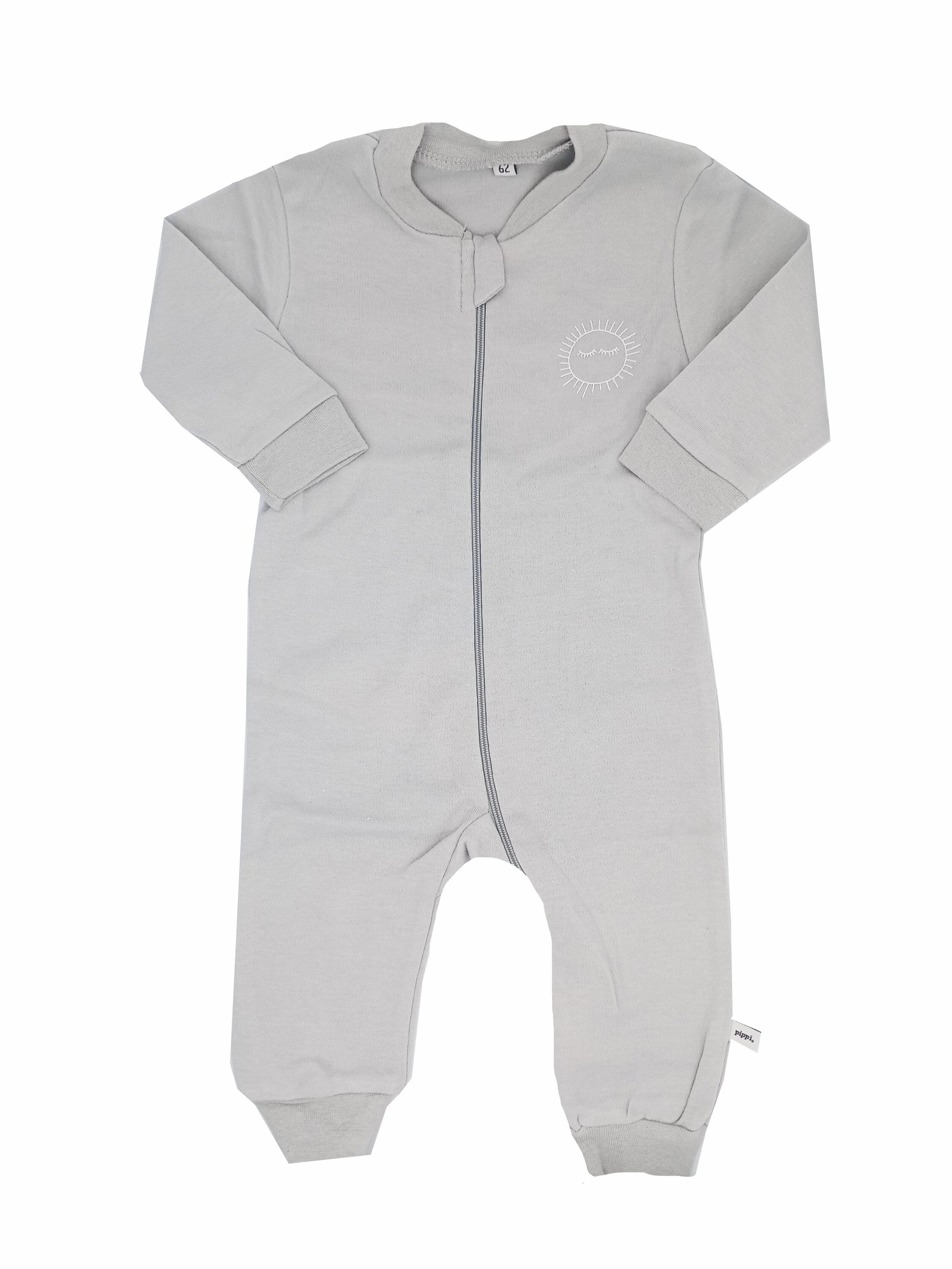 Grey sunshine Footless Babygrow - Sleepsuit / Babygrow - Pippi