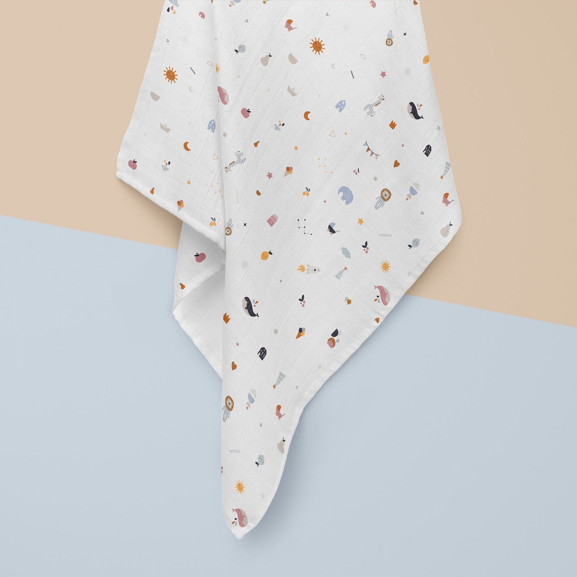 Muslin Swaddle Blanket, Organic - Little Things Swaddle Blanket Banks-Lyon Botanical 
