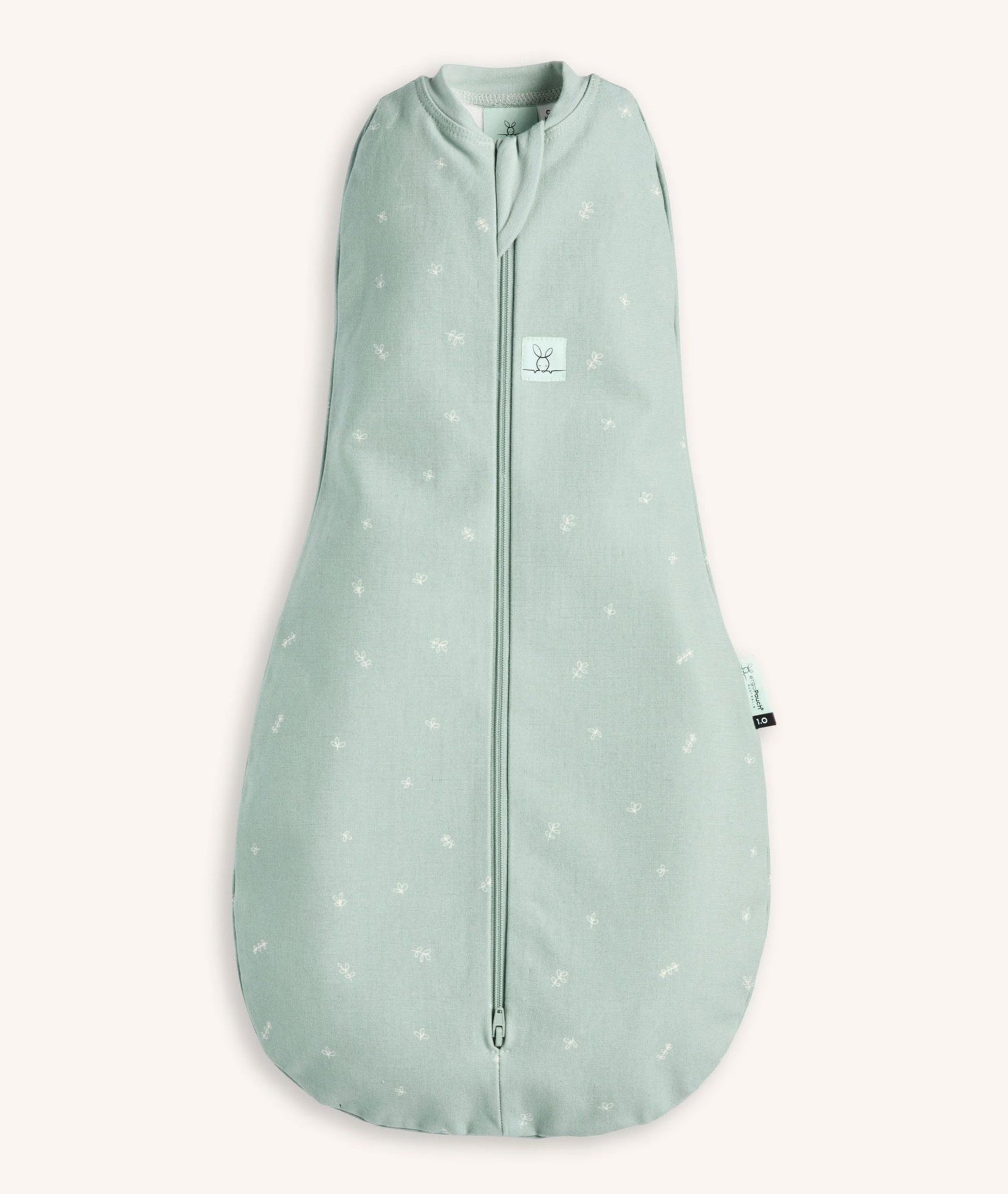 Ergopouch Organic All Year Cocoon Swaddle Bag, Sage, Tog