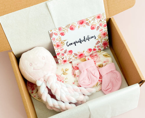 Congratulations, New Baby Card, Floral Watercolour New baby card Little Mouse Baby Clothing & Gifts 