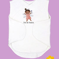 Brown Hair 'You Are Magical' Incubator Vest With Velcro Closures Bodysuit / Vest Little Dreamer 