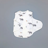 NICU Vest 2 Pack, Organic Cotton, Brave Badger & Clever Fox Bodysuit / Vest Little Dreamer 