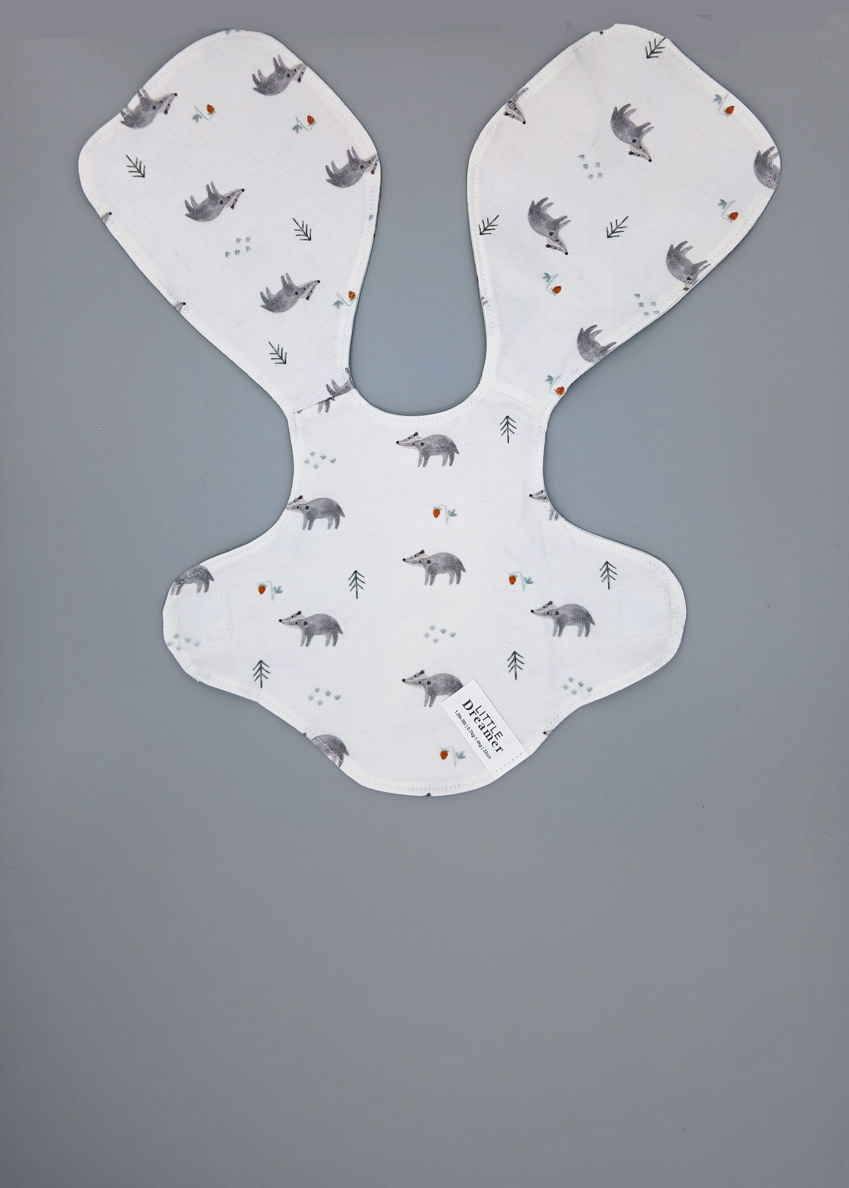 NICU Vest 2 Pack, Organic Cotton, Brave Badger & Clever Fox Bodysuit / Vest Little Dreamer 