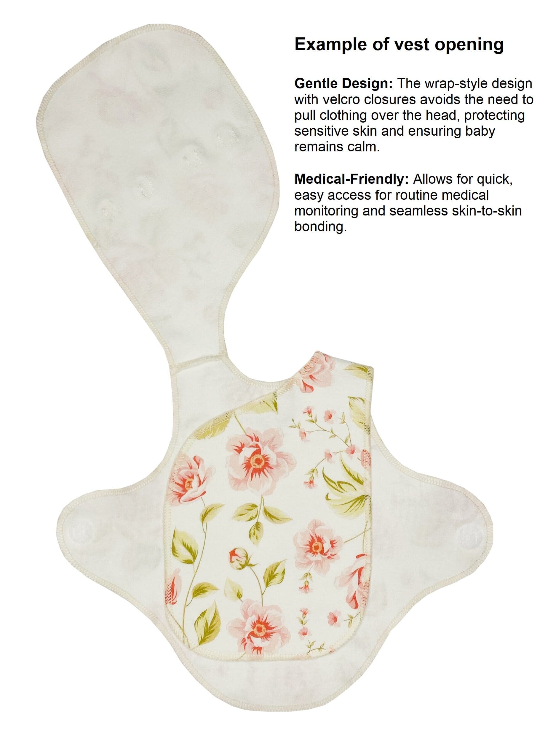 2 Pack Incubator Vests, Organic Cotton, Bumble & Bloom Little Dreamer