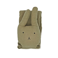 Khaki 100% Organic Cotton Rabbit Comforter Little Dreamer