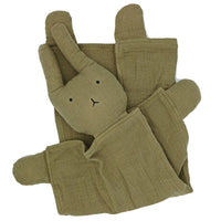 Khaki 100% Organic Cotton Rabbit Comforter Little Dreamer