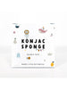 Konjac Baby Sponge (Double Pack) - gift set - Banks-Lyon Botanical